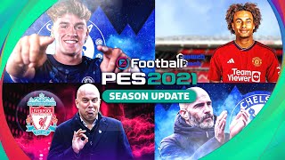 Option File EvoWeb Patch 202425 PES 2021 Season Update Premier League Edition [upl. by Tomkins524]