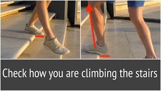 You are killing your knees by going up stairs incorrectly [upl. by Brucie]