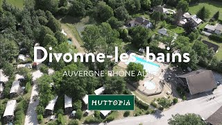 Camping Huttopia Divonne  Visite virtuelle dans le Jura [upl. by Telracs]