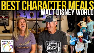 3 BEST Character Meals at Disney World After Eating at All of Them [upl. by Mastat]