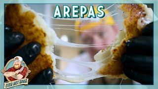 TOSTI UIT COLOMBIA DE AREPA CON QUESO  EtenmetNick  How to [upl. by Eednas]