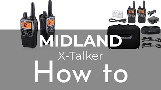 Midland X Talker Instructional Walk Though Radio Programming and use [upl. by Settera89]