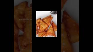 Samosa preparation easy method shortsytshortsfood youtube geethika [upl. by Hyrup]