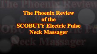 SCOBUTY Electric Pulse Neck Massager [upl. by Avik]