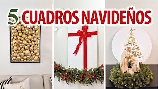 CUADROS NAVIDEÑOS DIY NAVIDAD 2024 [upl. by Rennug]