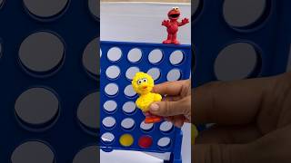 Sesame Street Big bird amp Elmo playing connect 4 game toys connect4 bigbird elmo sesamestreet [upl. by Attalie641]