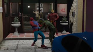 PD React To SpiderMan Fighting Green Goblin At Paleto Bank  NoPixel 40 GTA RP [upl. by Dedra832]