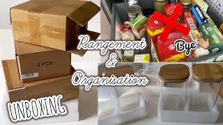 C’est décidé je range et j’organise mes placards  UNBOXING  rangement [upl. by Nomzzaj]