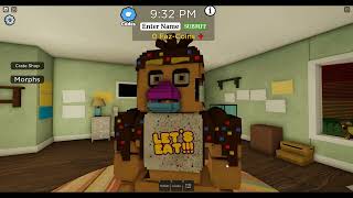 How to get EASTER BADGE  FREE CODES in FNAF MOVIE RP ROBLOX [upl. by Aitra]