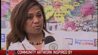 Community artwork inspired by Brazils favelas begin in La Trinidad [upl. by Rahal536]