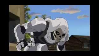 Ultimate Spiderman S2E16  Taskmaster gets beaten down by Deadpool and Spiderman [upl. by Eidnahs553]