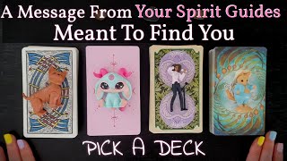 A Message From Your Spirit Guides 💫🌹 Meant To Find You  Pick A Card Tarot Reading [upl. by Zetta]