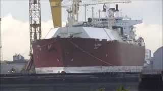 Massive AL ORAIQ CARGO SHIP in Belfast [upl. by Ynnal703]