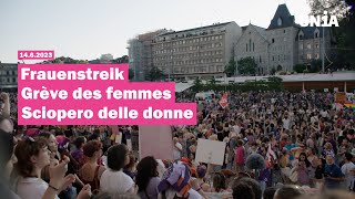 14 Juni – Das war der grosse Frauenstreik 2023 [upl. by Pittel]