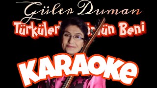 Güler Duman  Türkülerle Gömün Beni  KARAOKE 2024 karaoke [upl. by Rakabuba]