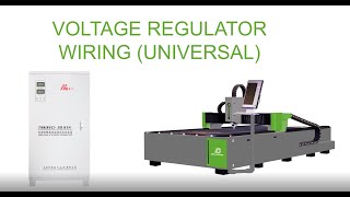 Laser cutting machine voltage regulator wiring universal [upl. by Sherm848]