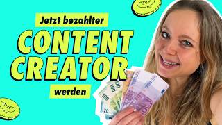 Werde bezahlter Content Creator [upl. by Ellenid]