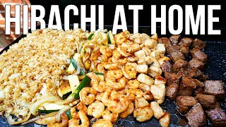 How to Make Hibachi at Home Pit Boss Griddle Demo [upl. by Thornie]