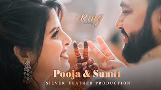 Ring Ceremony Cinematic Highlight I Sumit amp Pooja I 2024 I Silver Feather [upl. by Ecargyram900]