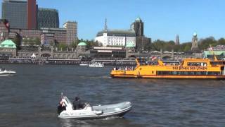 Hafengeburtstag Hamburg 2016 Einlaufparade Hamburger Hafen [upl. by Maffa]