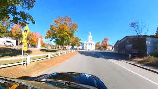 Driving Around During New Hampshire Foliage [upl. by Leksehcey649]