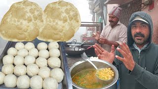 Poori Recipe  Halwa Puri  Halwai Style Halwa Poori  Village Kitchen Secrets [upl. by Sheff]