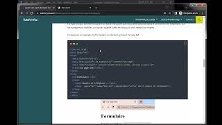 Formation HTML  09 Création de formulaire partie 2 [upl. by Nnad]