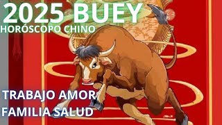 BUEY 2025 HORÓSCOPO CHINO [upl. by Chambers]