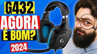 Review COMPLETA do Headset Logitech G432 em 2024 [upl. by Nylsaj619]