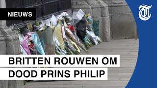 Zo staan Britten stil bij overlijden prins Philip [upl. by Nnylirak]