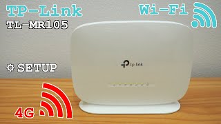 TPLink TLMR105 4G Router WiFi • Unboxing installation configuration and test [upl. by Nihcas]