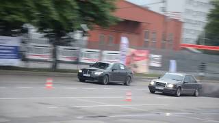 Mercedes W124 OM606 HX40 vs BMW E60 530D 201M [upl. by Thoer]