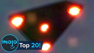 Top 20 UFOs Caught on Camera [upl. by Eejan]