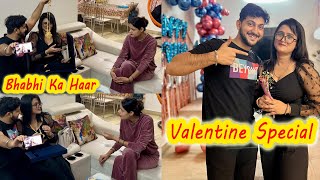 Valentine Pe Girlfriend Ko Diya Bhabhi Ka Gold Haar😱  Vinay Thakur Vlogs [upl. by Annelg172]