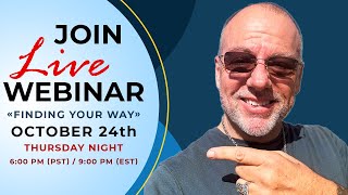 quotFinding Your Wayquot  Webinar Announcement for This Thursday October 24th [upl. by Norward759]