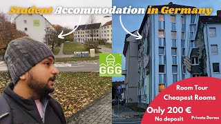 Accommodation in Germany  Private Student Dorm in 200 €  Housing in Chemnitz 2023 [upl. by Albright]