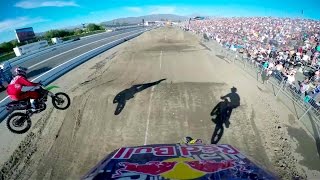 Travis Pastranas Backflip Finish GoPro Run at Red Bull Straight Rhythm [upl. by Eisenstark]