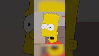 Bart broke the Springfield sign 😱😥 simpsons shorts [upl. by Anaib]