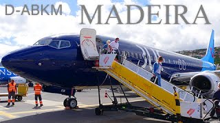 MADEIRA Approach amp Landing  DABKM [upl. by Elacim]