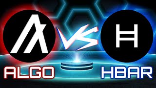 Algorand ALGO vs Hedera Hashgraph HBAR 2021 [upl. by Mailiw]