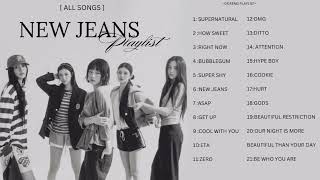 NEW JEANS PLAYLIST  ALL SONGS  2024 [upl. by Nonah984]