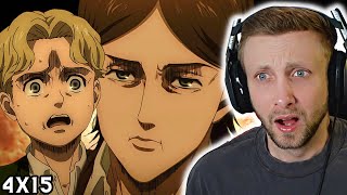 ZEKES PLAN IS WHAT Attack on Titan 4x15 REACTION  quotSole Salvationquot [upl. by Ettennyl]