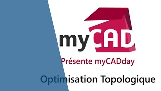 Episode 4  Loptimisation topologique dans la 3DEXPERIENCE  myCADday 2017 [upl. by Fadden]