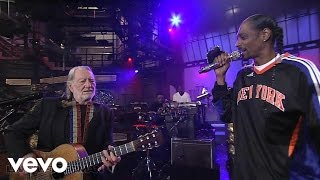 Snoop Dogg  Superman Live on Letterman ft Willie Nelson [upl. by Sylado80]