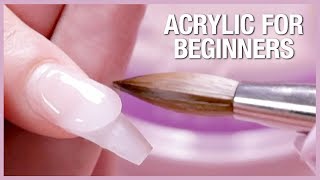 💅🏼Acrylic Nail Tutorial  How To Apply Acrylic For Beginners 🎉📚 [upl. by Budd]