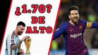 DESCUBRE CUÁNTO MIDE MESSI  ESTATURA REAL DE FAMOSOS 📝🤔 [upl. by Strage]