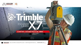 Trimble X7  Control geométrico de obra [upl. by Alial]