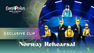 Subwoolfer  Give That Wolf A Banana  Exclusive Rehearsal Clip  Norway 🇳🇴  Eurovision 2022 [upl. by Napier45]