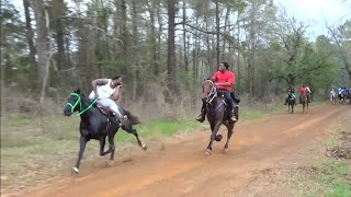 Big Texas Blowout Trail Ride in Douglassville Texas [upl. by Ahsielat]