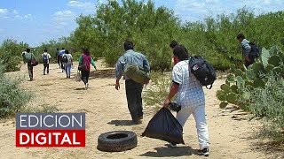 Inmigrantes agrupados en Nuevo Laredo estarían dispuestos a cruzar la frontera arriesgando la vida [upl. by Yelats666]